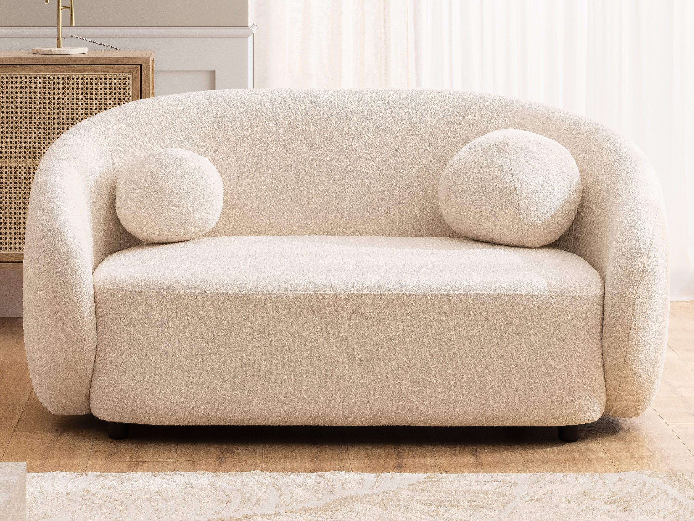 S-Style Möbel 2-Sitzer Roundi Bouclé, Luxus günstig online kaufen