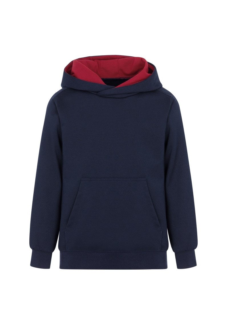 Trigema Sweatshirt TRIGEMA Kapuzenpullover mit Kängurutasche