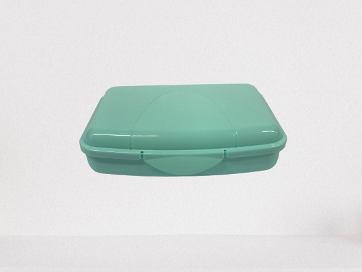 Lomatek Lunchbox flache Vesperdose 0,5l, Klickverschluß