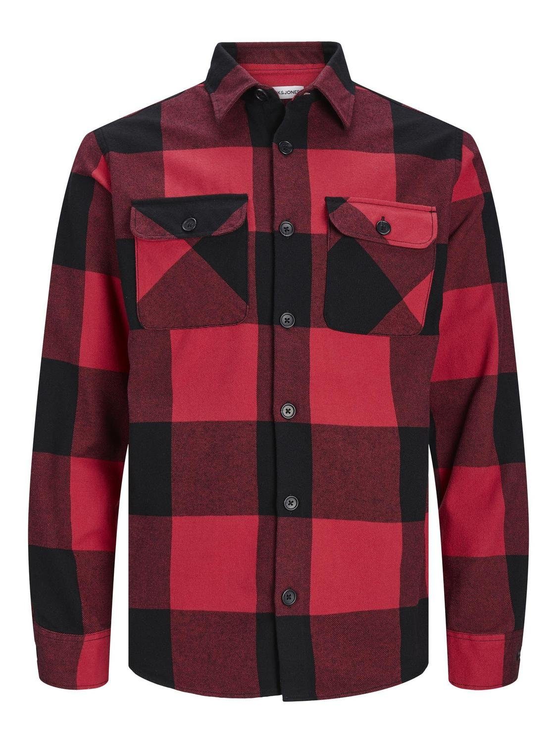 Jack & Jones Blusenshirt JJEDARREN OVERSHIRT LS NOOS