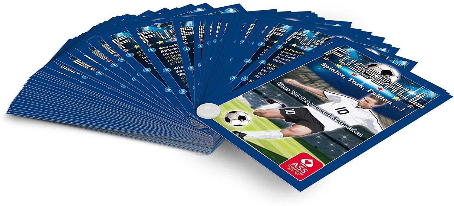 ASS Altenburger Spiel 22509800 - Quizspiel Fußball, Kartenspiel