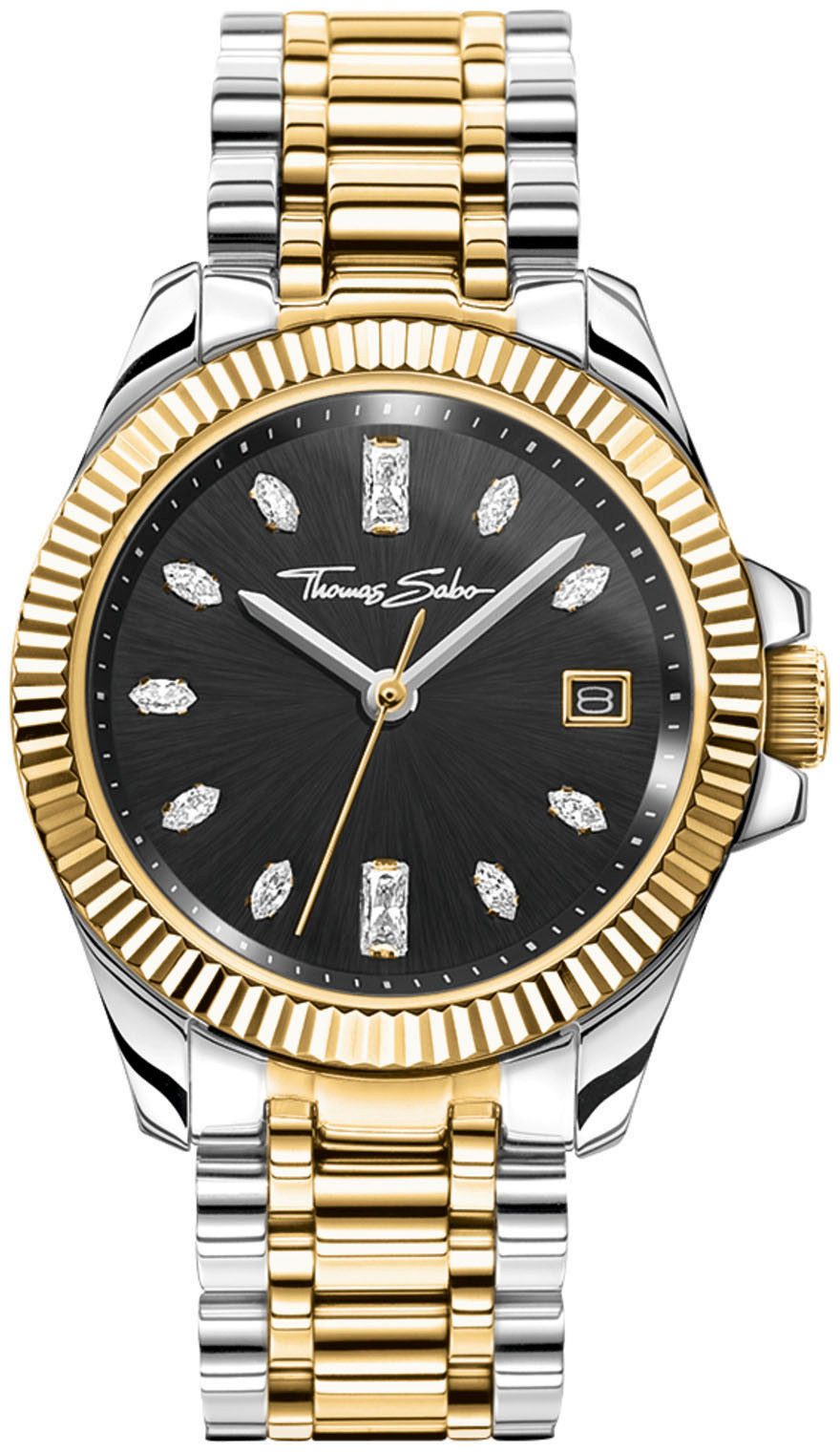 THOMAS SABO Quarzuhr DIVINE WA0370-291-203-33 MM, Armbanduhr, Damenuhr, Dat günstig online kaufen