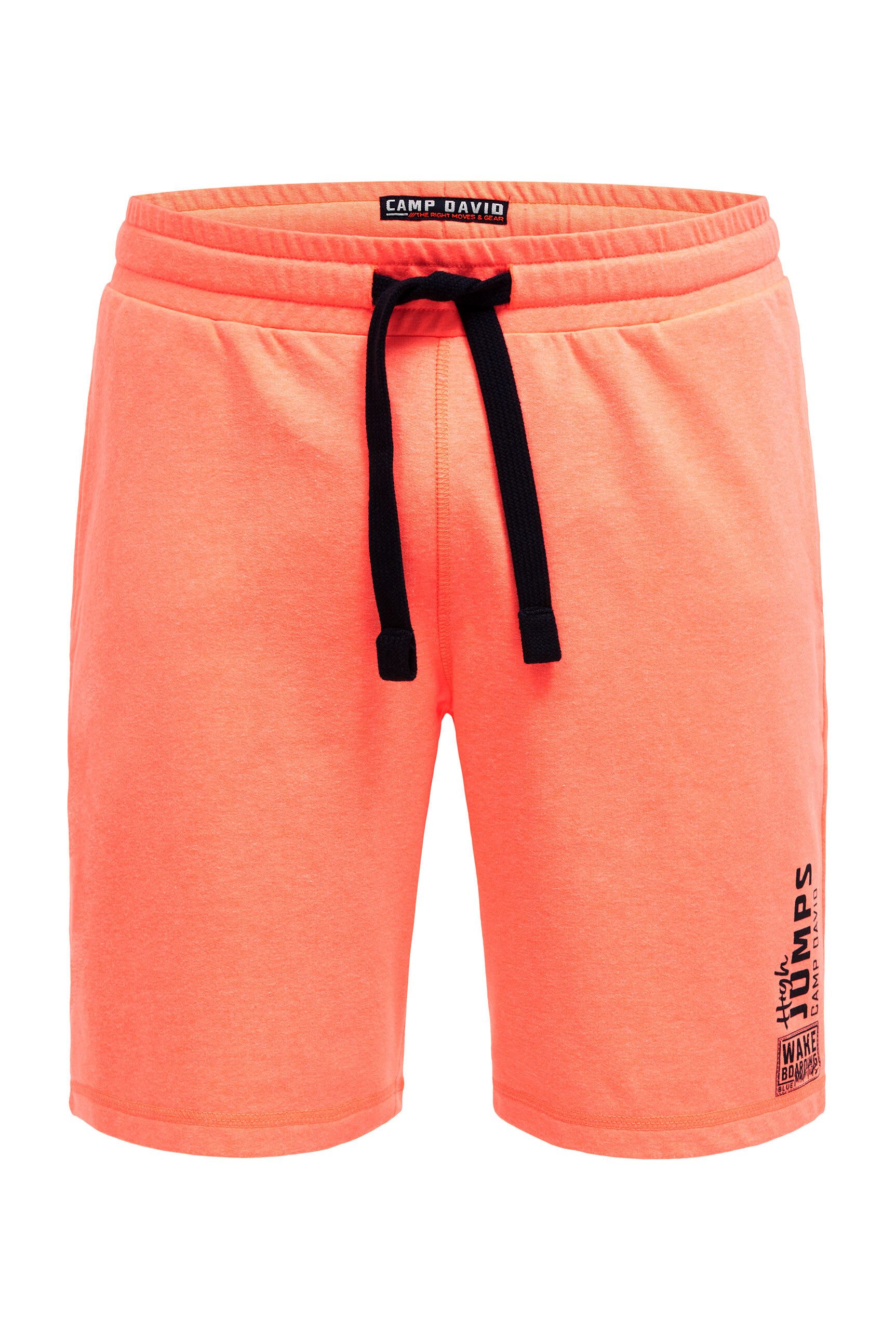 CAMP DAVID Sweatshorts mit Elastikbund & seitlichen Taschen