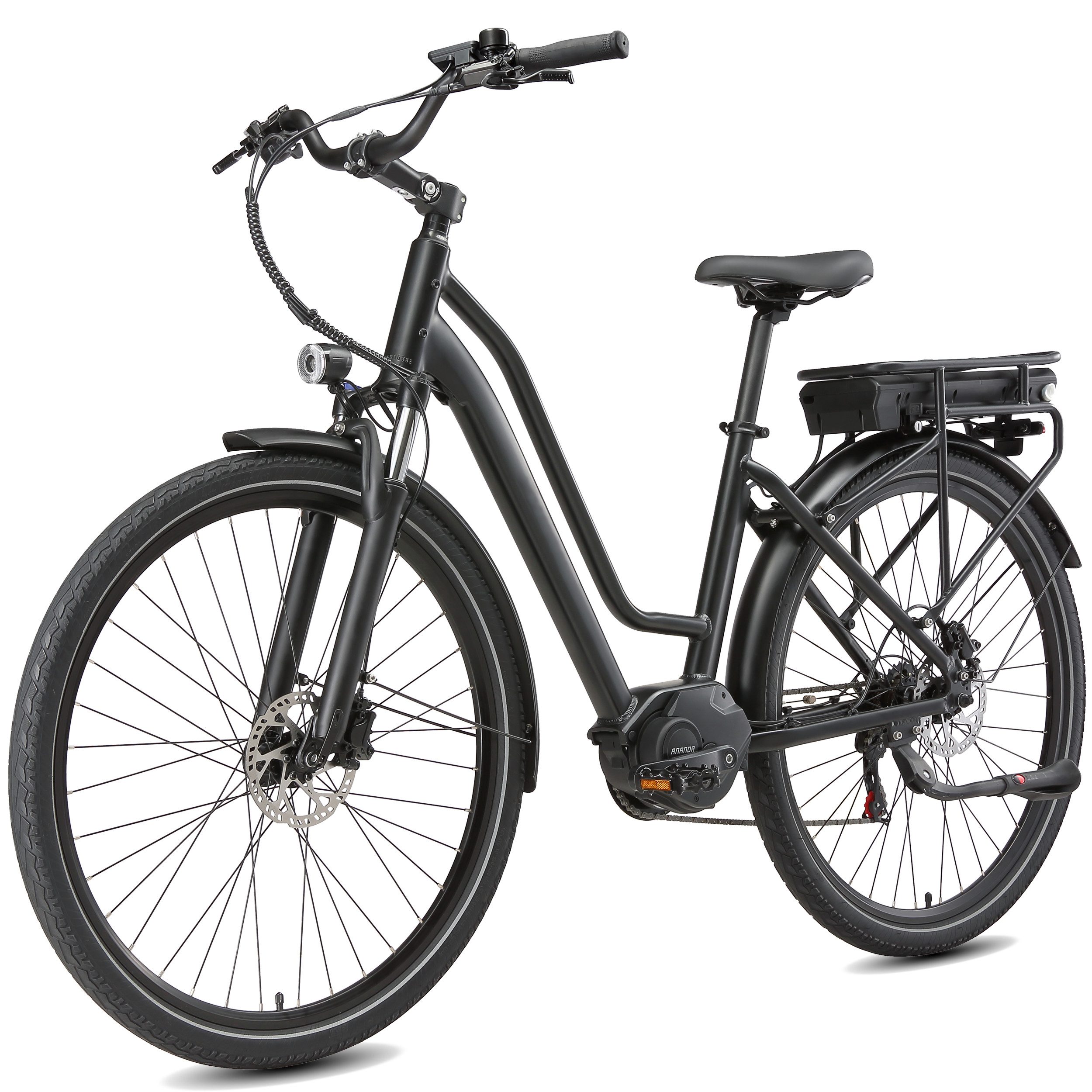 E-Bike Cityrad Mittelmotor 28 Zoll Cityrad E-Fahrrad Damen u. Herren Pedelec 460Wh