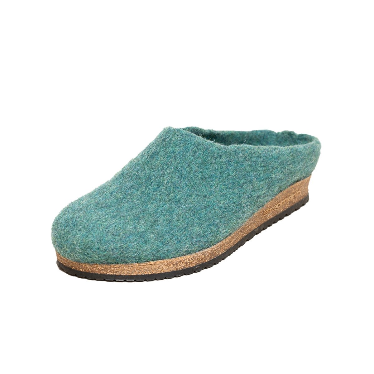 Stegmann RE Filz Clog (1-tlg) Clogs - Aus recyceltem Woll-Filz, Flexibles Kork-Latex-Fußbett