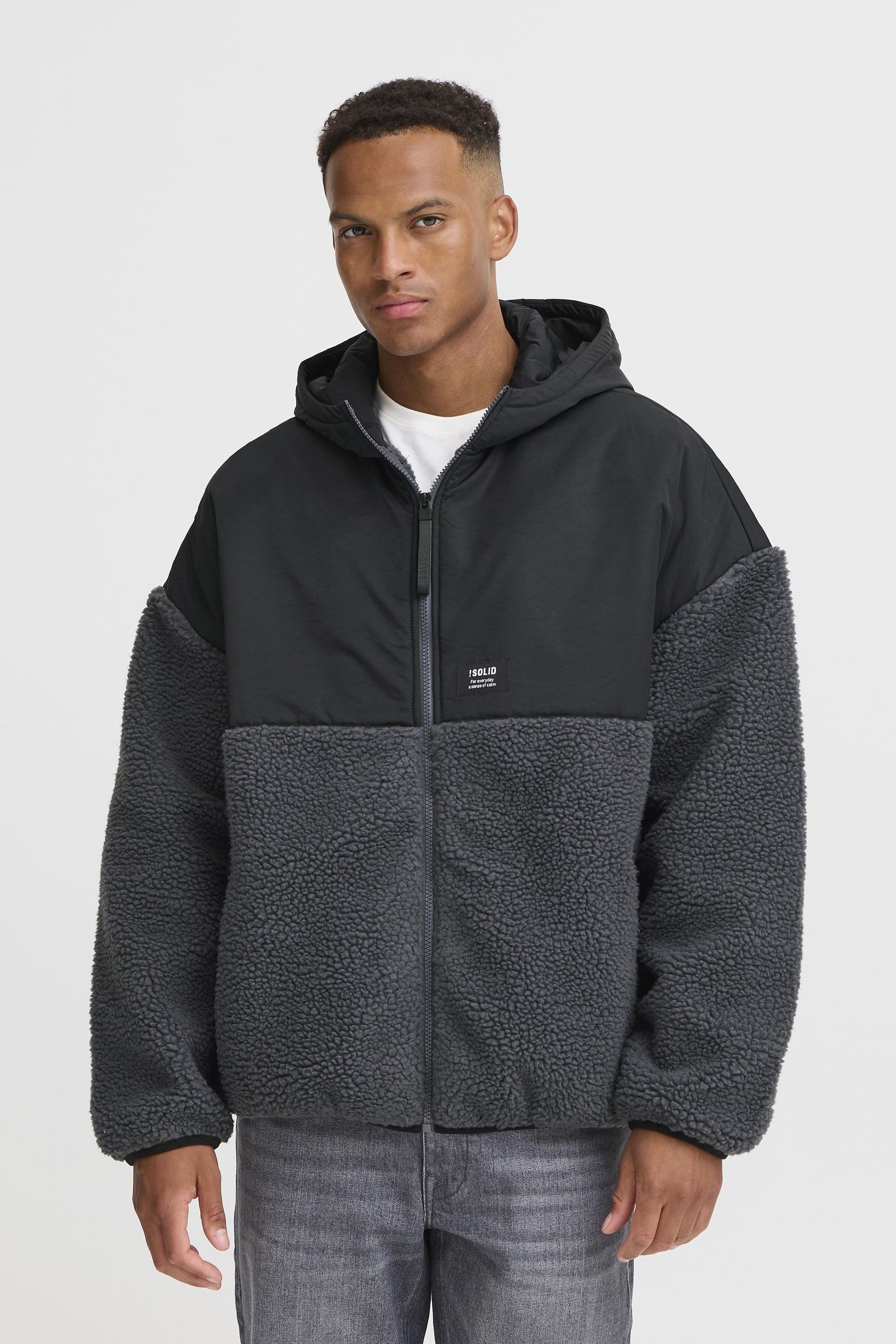 !Solid Fellimitatjacke SDMARKTEDDY Modische Jacke günstig online kaufen