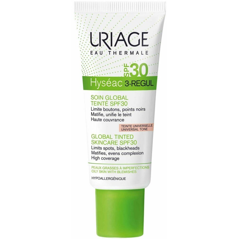 Uriage Tagescreme Tinted Universal Uriage Global Hyséac 3-Regul Care Skin 40ml - LSF30