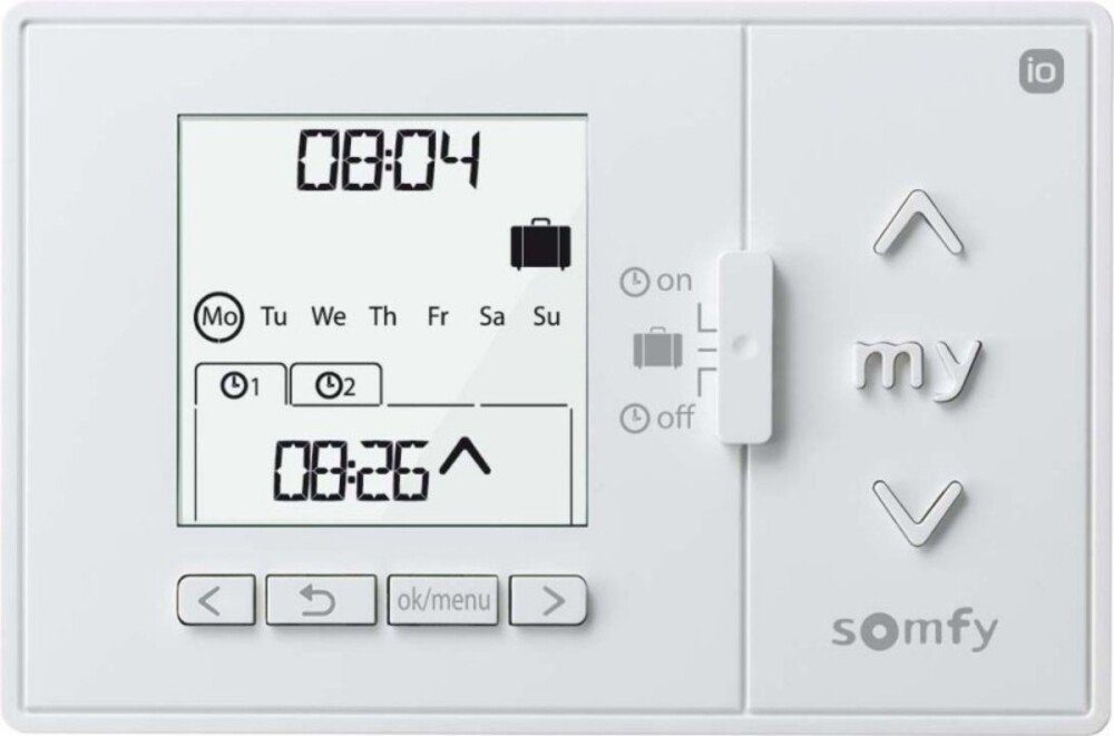 Somfy Rollladen-Funksteuerung Somfy Funk-Zeitschaltuhr Chronis io (1805227)