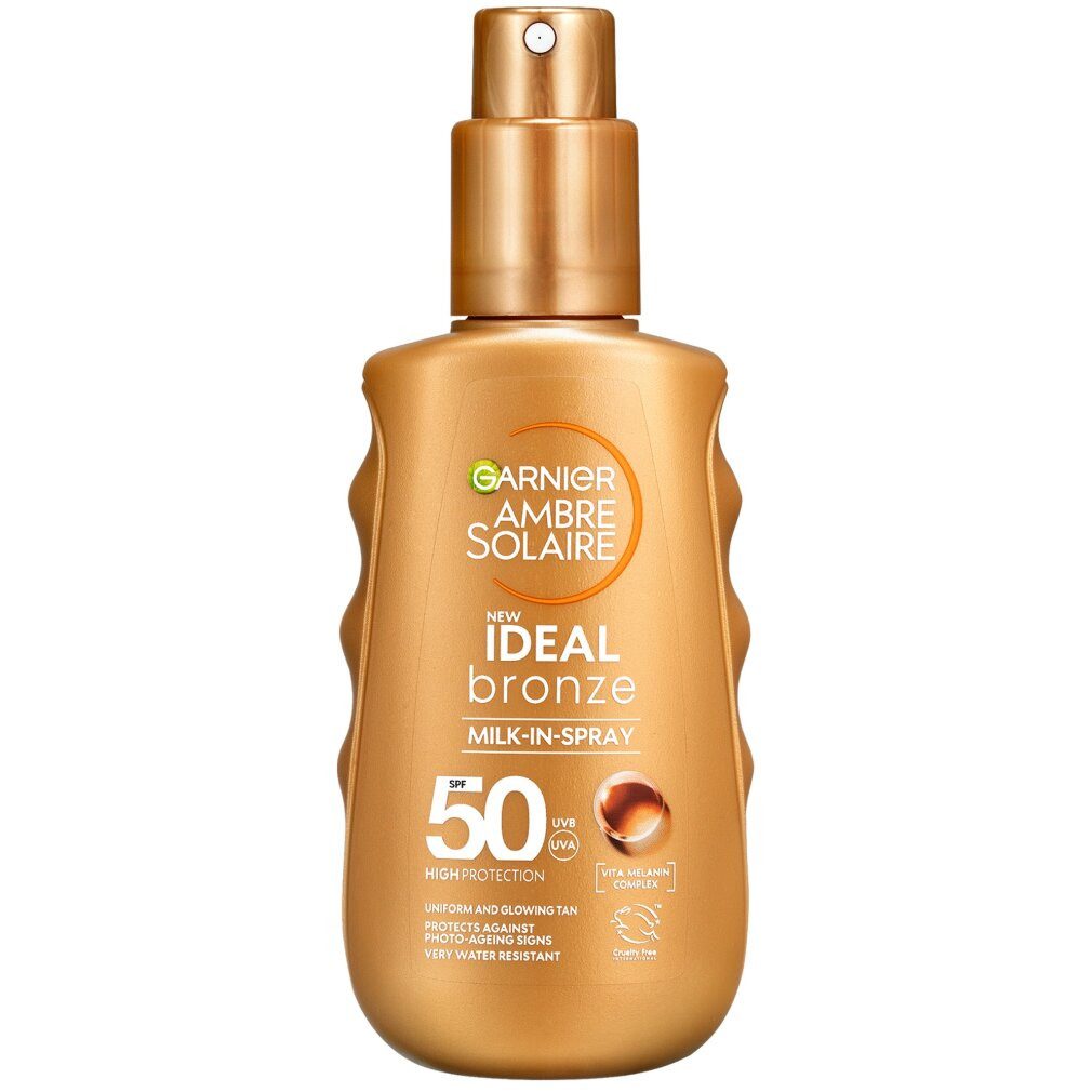 GARNIER Körperpflegemittel Bräunungsmilch in Spray SPF 50 Ideal Bronze (Milch in Spray)