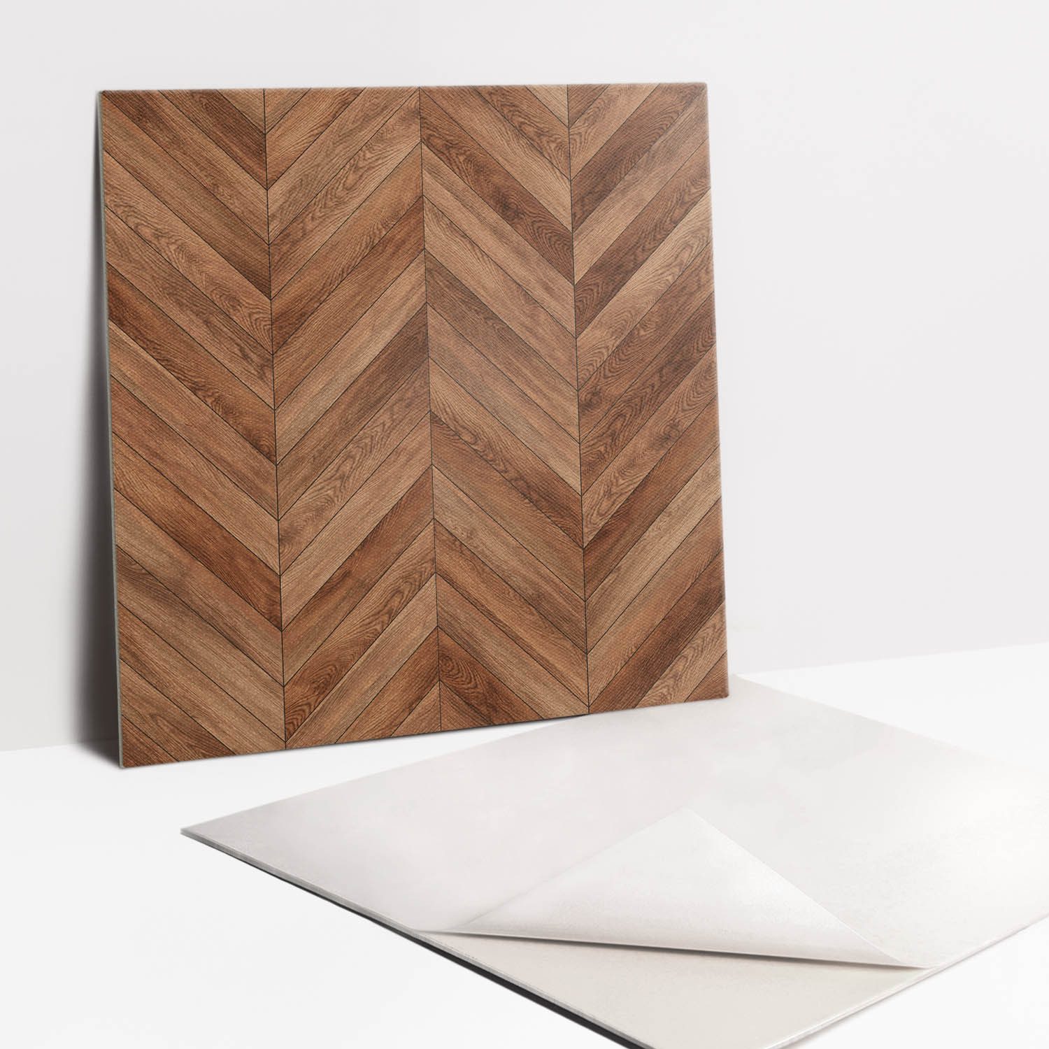 Tulup Wandtattoo Wandfliese Selbstklebend 30x30cm Holzbretter günstig online kaufen