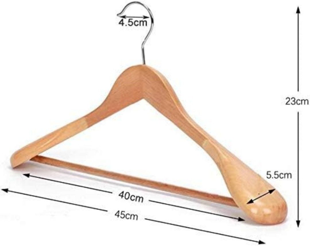 Liszton Kleiderbügel Kleiderbügel aus Holz mit extra breiter Schulterauflag günstig online kaufen