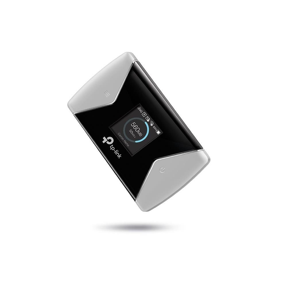 tp-link M7650 4G/LTE-Router, 300 Mbit/s auf 2,4 GHz, bis zu 600Mbit/s Download, schwarz, silber