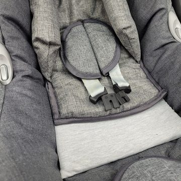BambiniWelt by Rafael K. Babyschale Sitzkeil Sitzverkleinerer Keilkissen für Babyschale, ab: ab Geburt, bis: bis 3 Monate