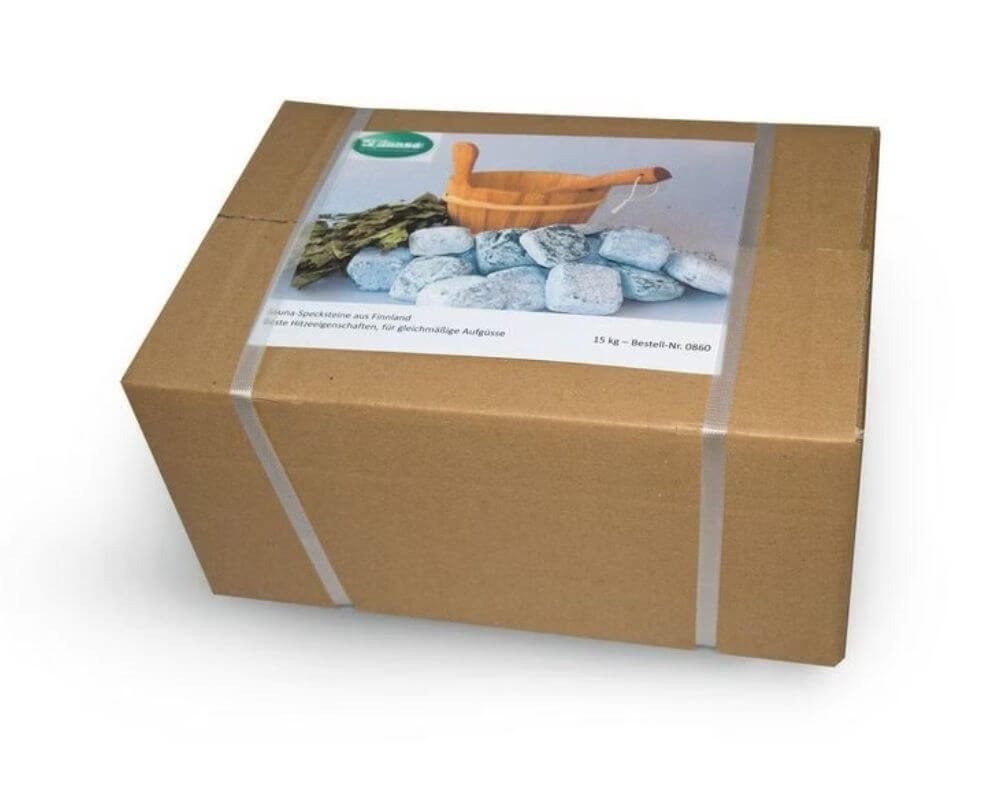 Finnsa® GmbH Saunasteine Sauna-Specksteine 15 kg aus Finnland