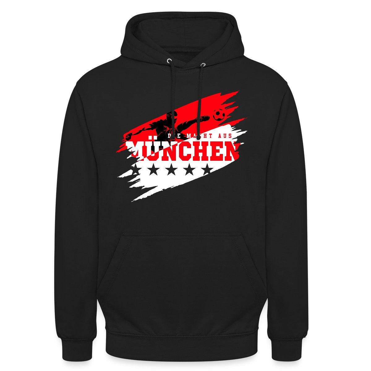 Spreadshirt Hoodie Die Macht Aus München Ultra Fußball Fan Unisex Hoodie (1-tlg)