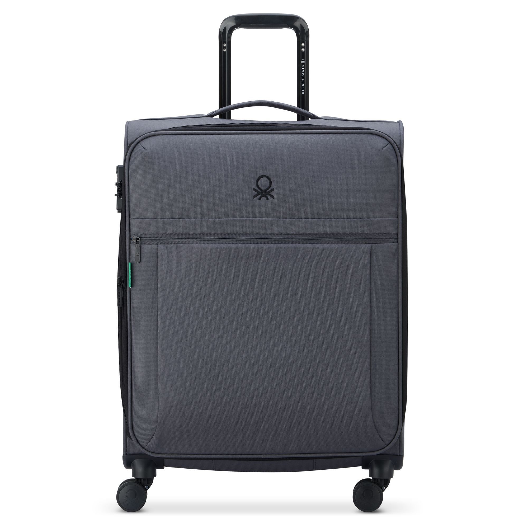 Delsey Paris Weichgepäck-Trolley Delsey Paris x United Colors of Benetton, 4 Rollen, Polyester