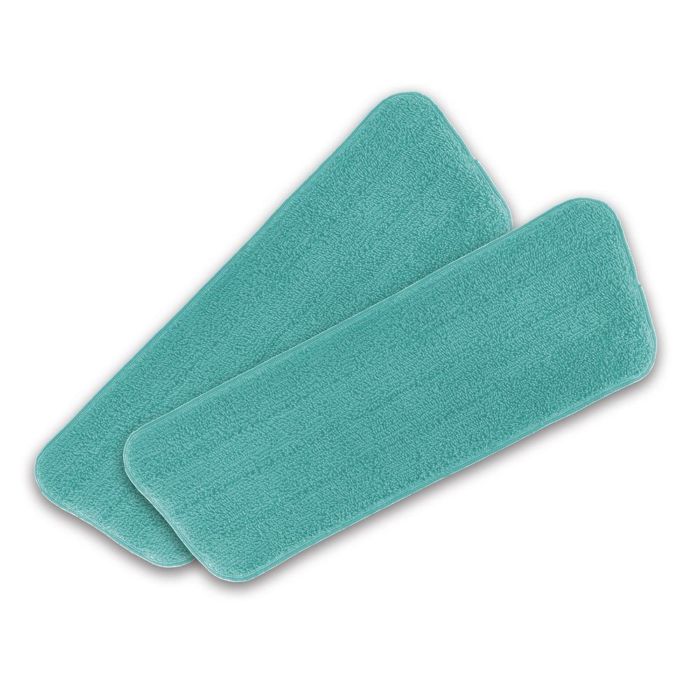 CLEANmaxx Ersatz-Wischtuch 2er-Set Reinigungstücher (Polyester, 14.8x42 cm, Ersatz-Wischtuch türkis)