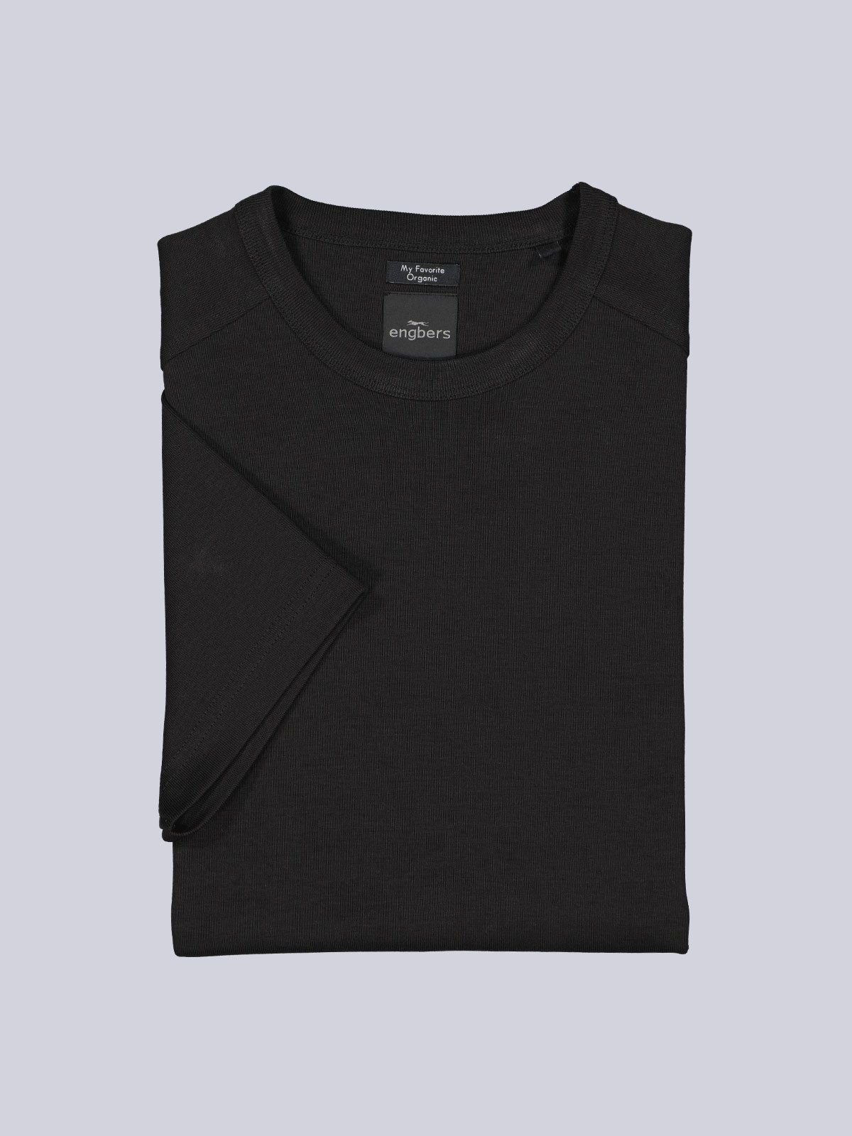 T-Shirt Herren Basic-Shirt "My Favorite" organic, Schwarz