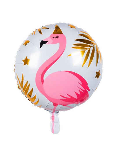 Boland Folienballon Flamingo Folienballon, Ballon zur Befüllung mit Gas - für Mottoparty & Event
