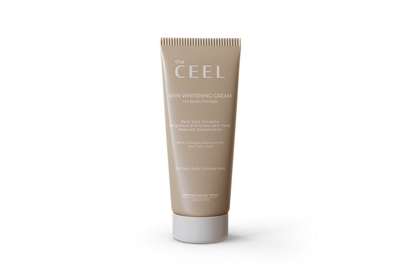 THE CEEL Körpercreme Whitening Gesichtscreme–Aufhellende Pflege für einen strahlenden Teint, Unterstützt strahlende Haut, Feuchtigkeit und weniger Flecken