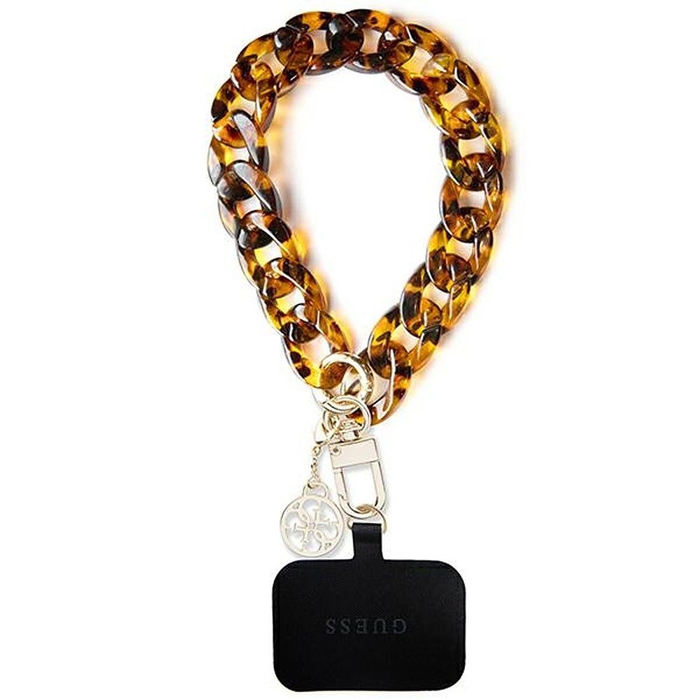 Guess Universal Handykette Handgelenkschlaufe Handyband, Smartphone, (Spar-Set, 1-tlg), Handschlaufe, 4G-Charm, Karabiner, universell