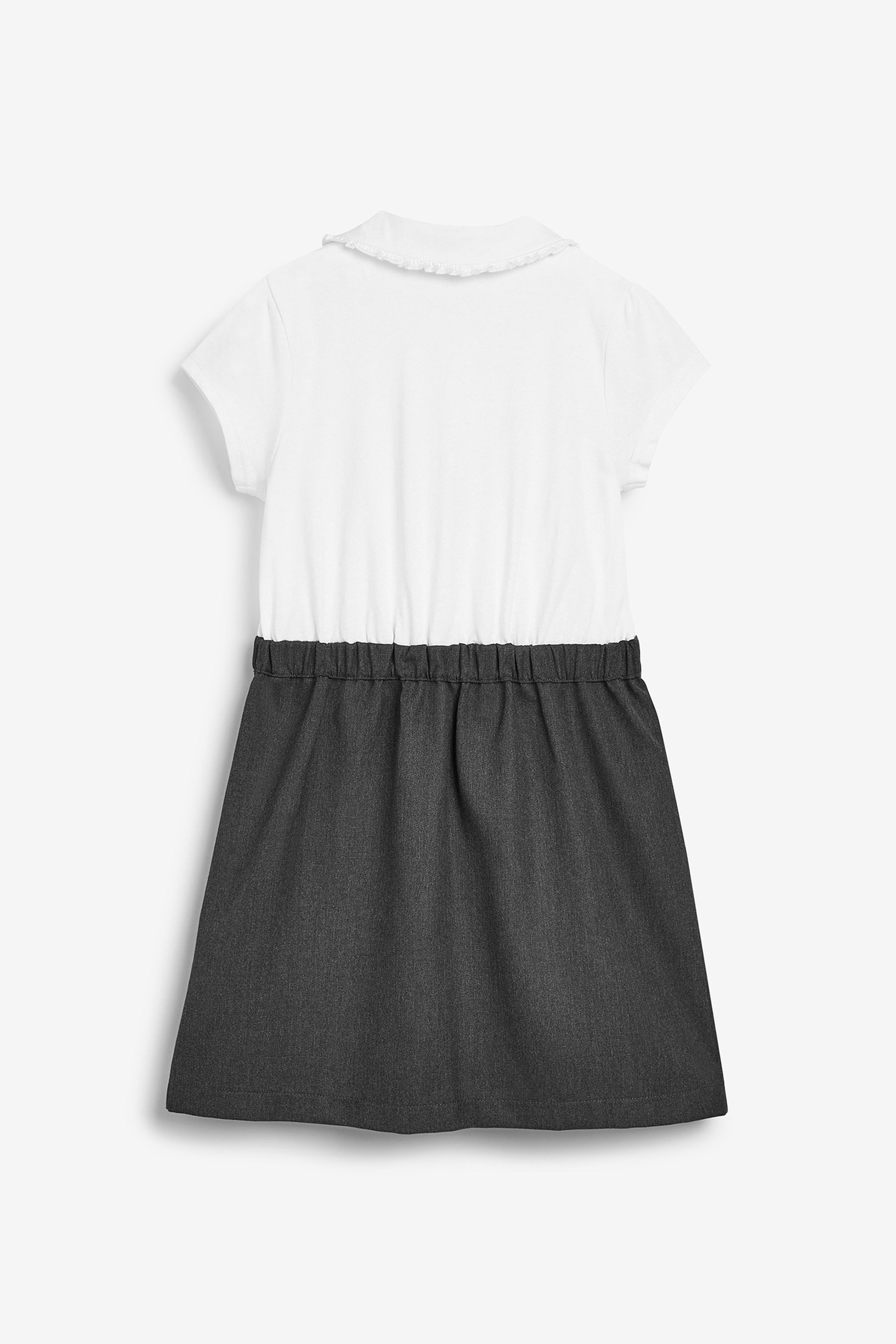 Next Latzkleid Kurzärmeliges 2-In-1-Latzkleid für die Schule (1-tlg)