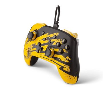 PowerA Pokémon Verbesserter kabelgebundener Controller für Nintendo Switch Controller (Pikachu Lightning)