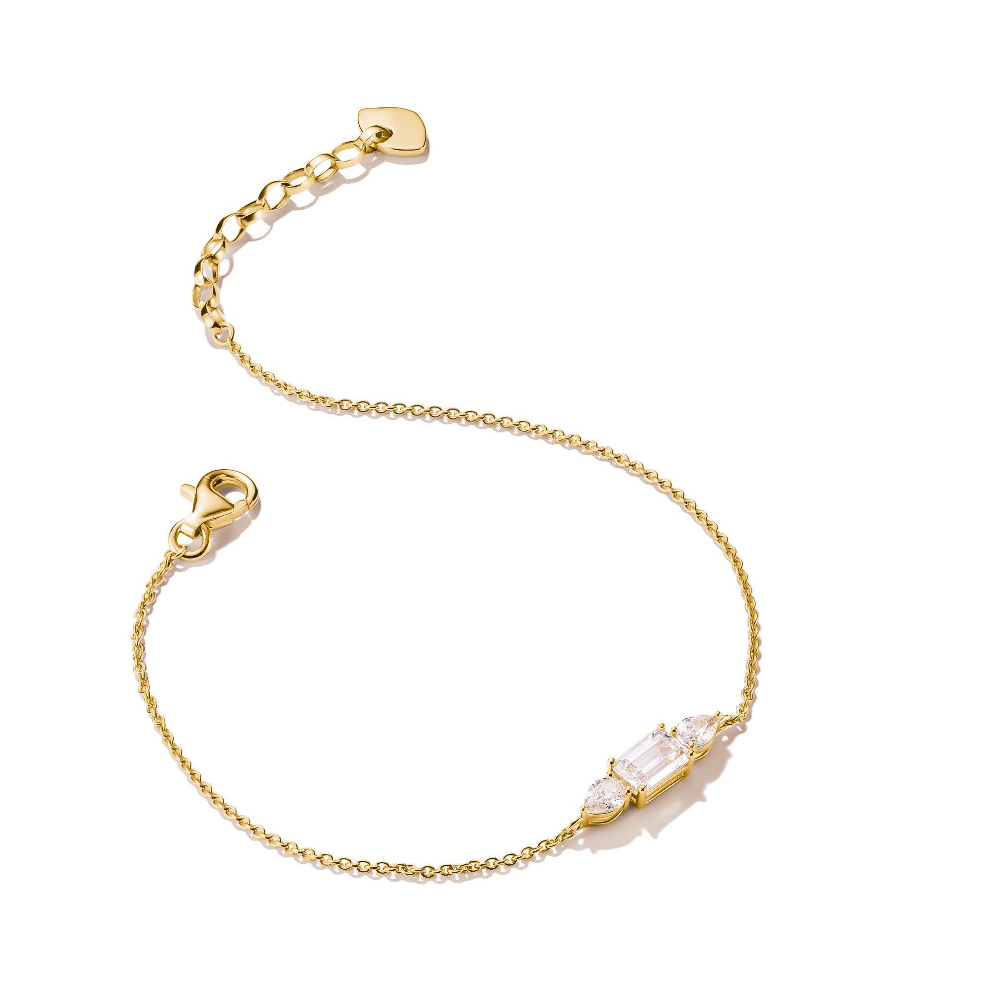 THOMAS SABO Armband Bold Elegance Armband mit funkelnden Zirkonia, mit Zirkonia (synth)