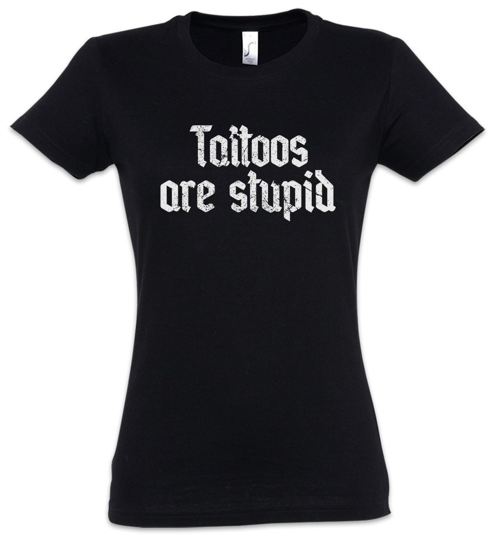Urban Backwoods Print-Shirt Tattoos Are Stupid A Damen T-Shirt Set Card Karte Deck Arcana Voodoo (1-tlg) Major Minor Symbol Hexe