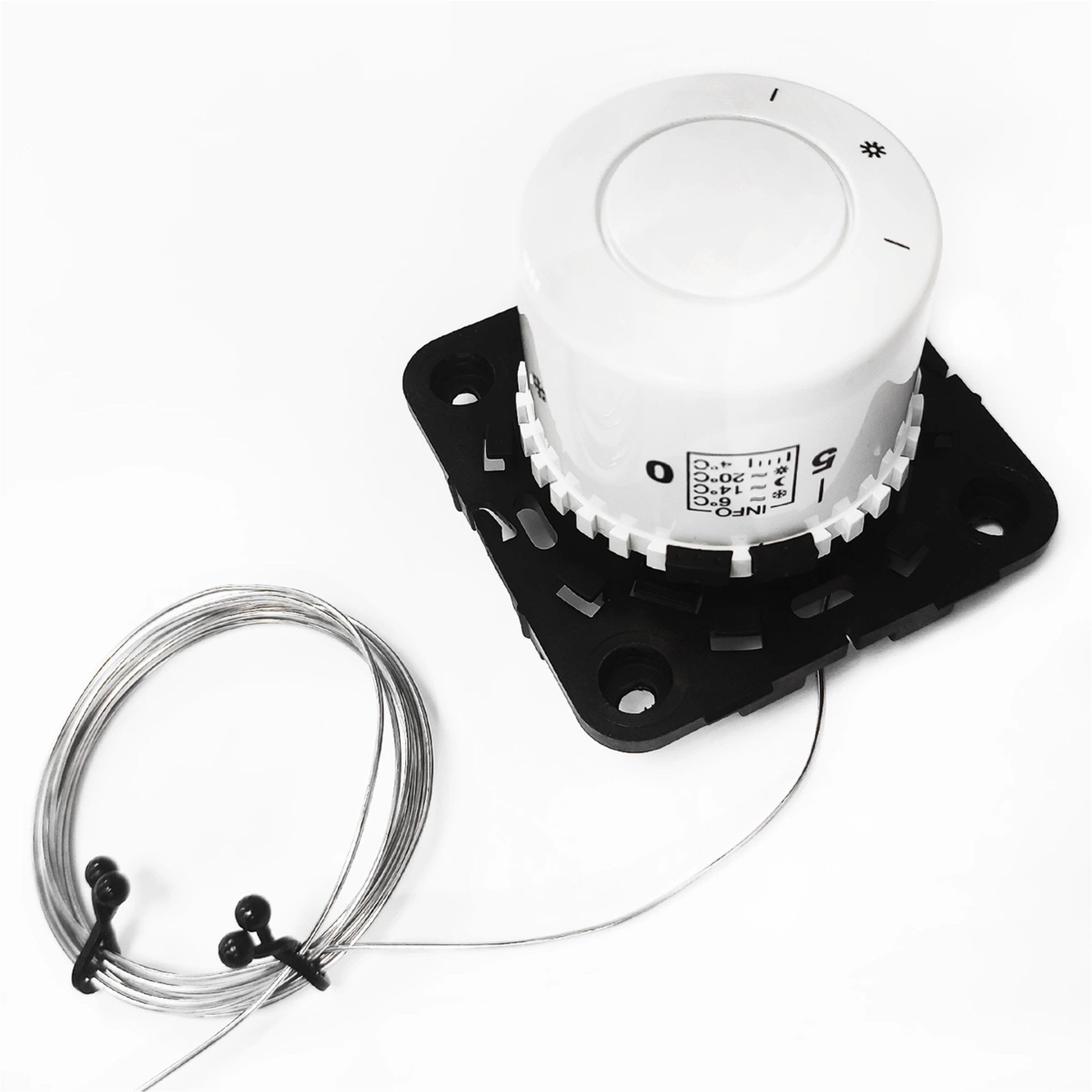 IMI Heimeier Heizkörperthermostat HEIMEIER Thermostatkopf F 5m Ferneinsteller Kapillarrohr 5m 280500500, (1 St)