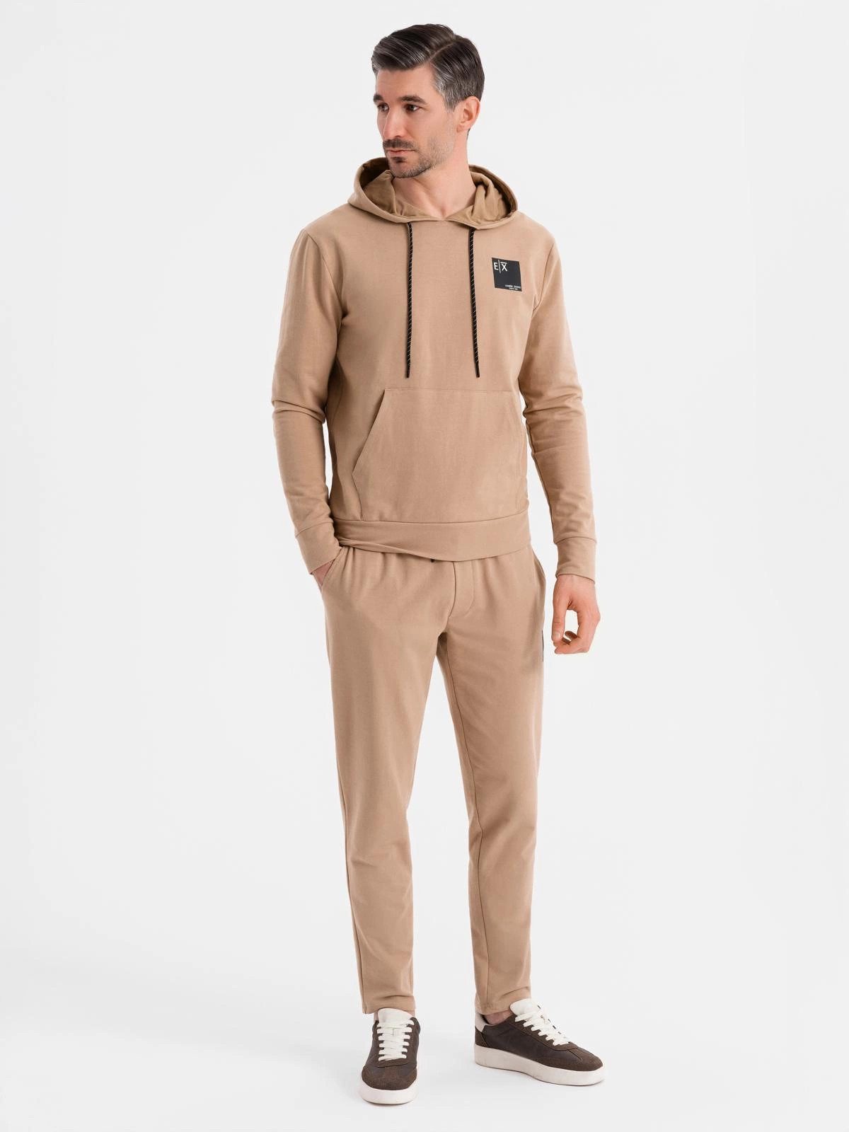 OMBRE Sweatanzug Sweatshirt-Set Kapuzenpulli + Sweathose günstig online kaufen