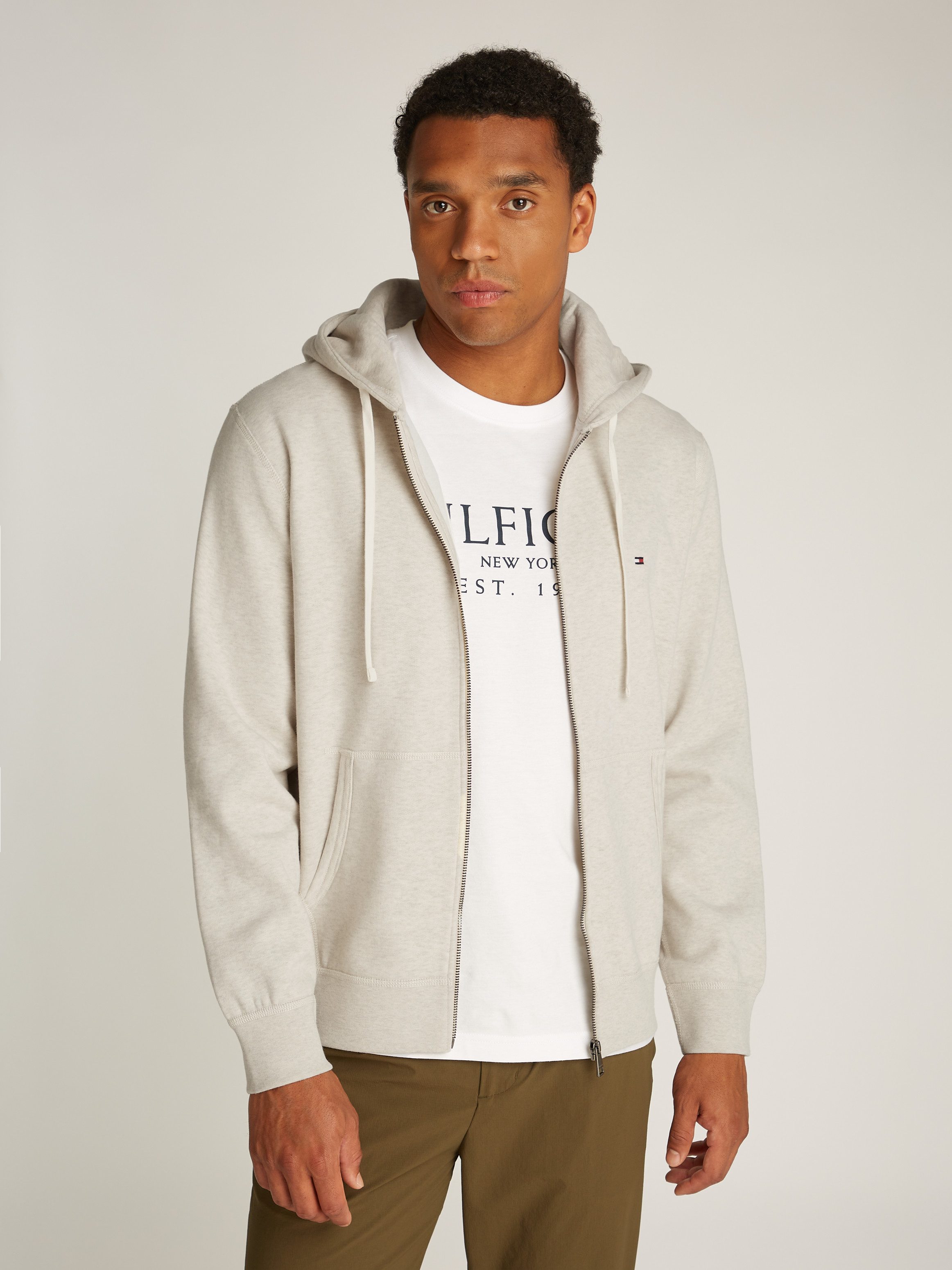 Tommy Hilfiger Kapuzensweatjacke ESSENTIAL FLEECE ZIP günstig online kaufen