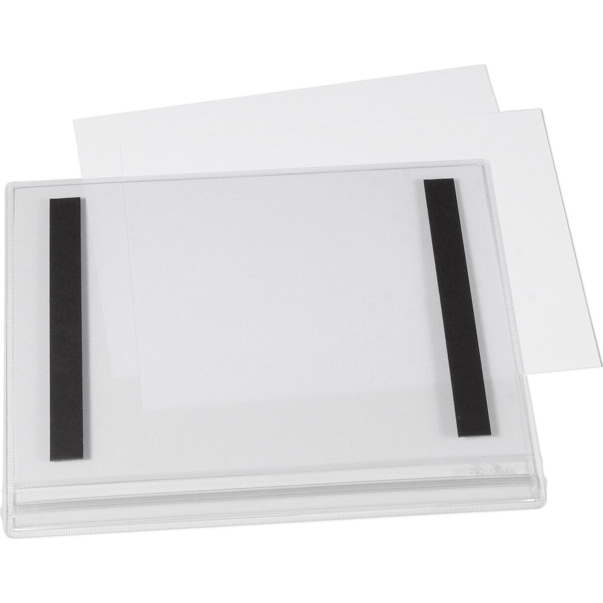 DURABLE Prospekthülle Plakattasche wasserdicht A5 magnetisch transparent 5 Stück