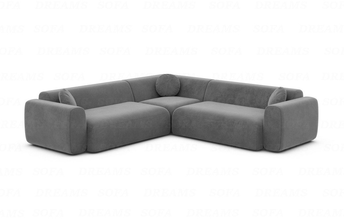 Sofa Dreams Ecksofa Stoff Sofa Eckcouch Polster Ecksofa Cortegada L Form Stoff, Lounge-Sofa