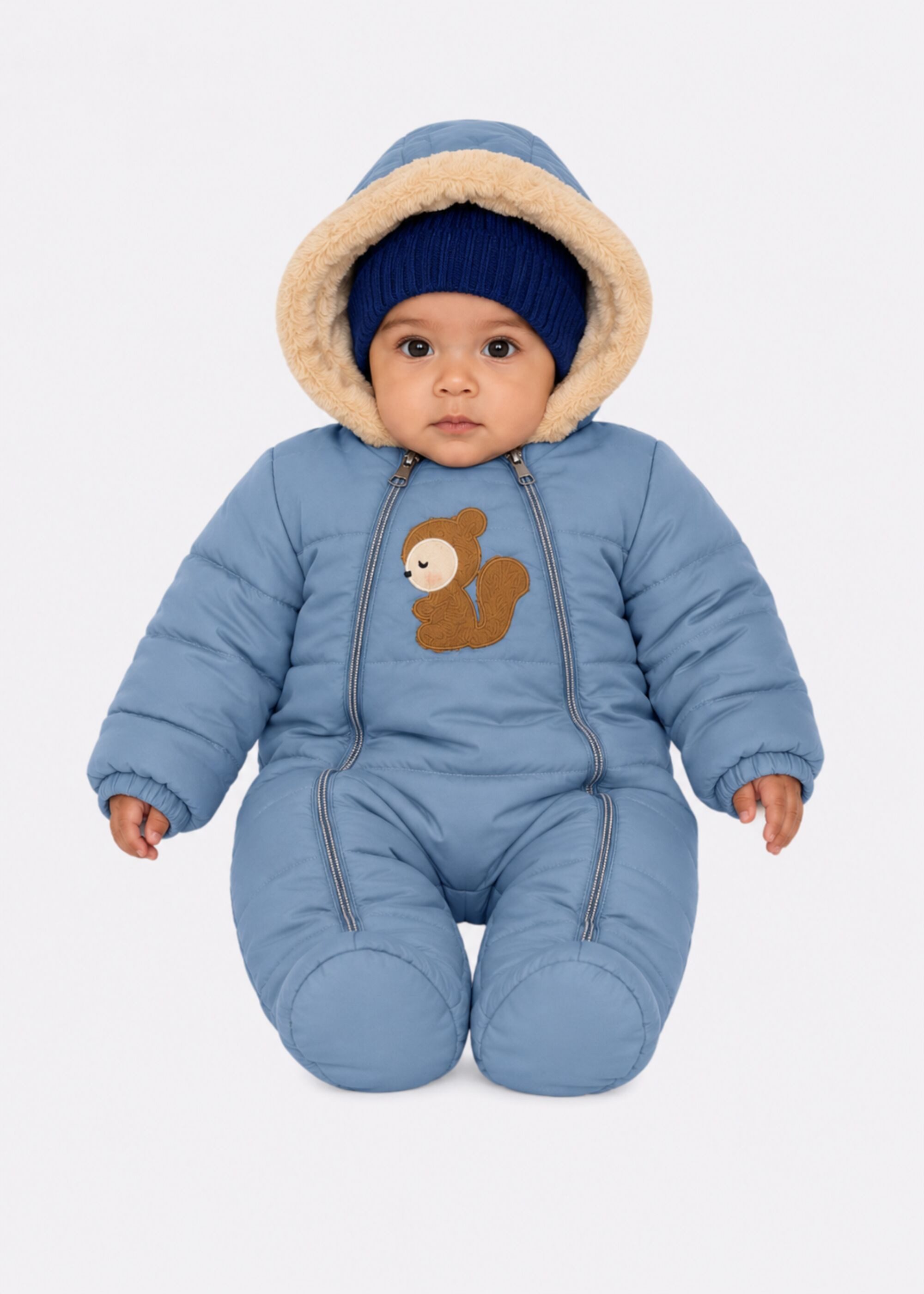 bumber Schneeoverall mit verspielten Applikationen