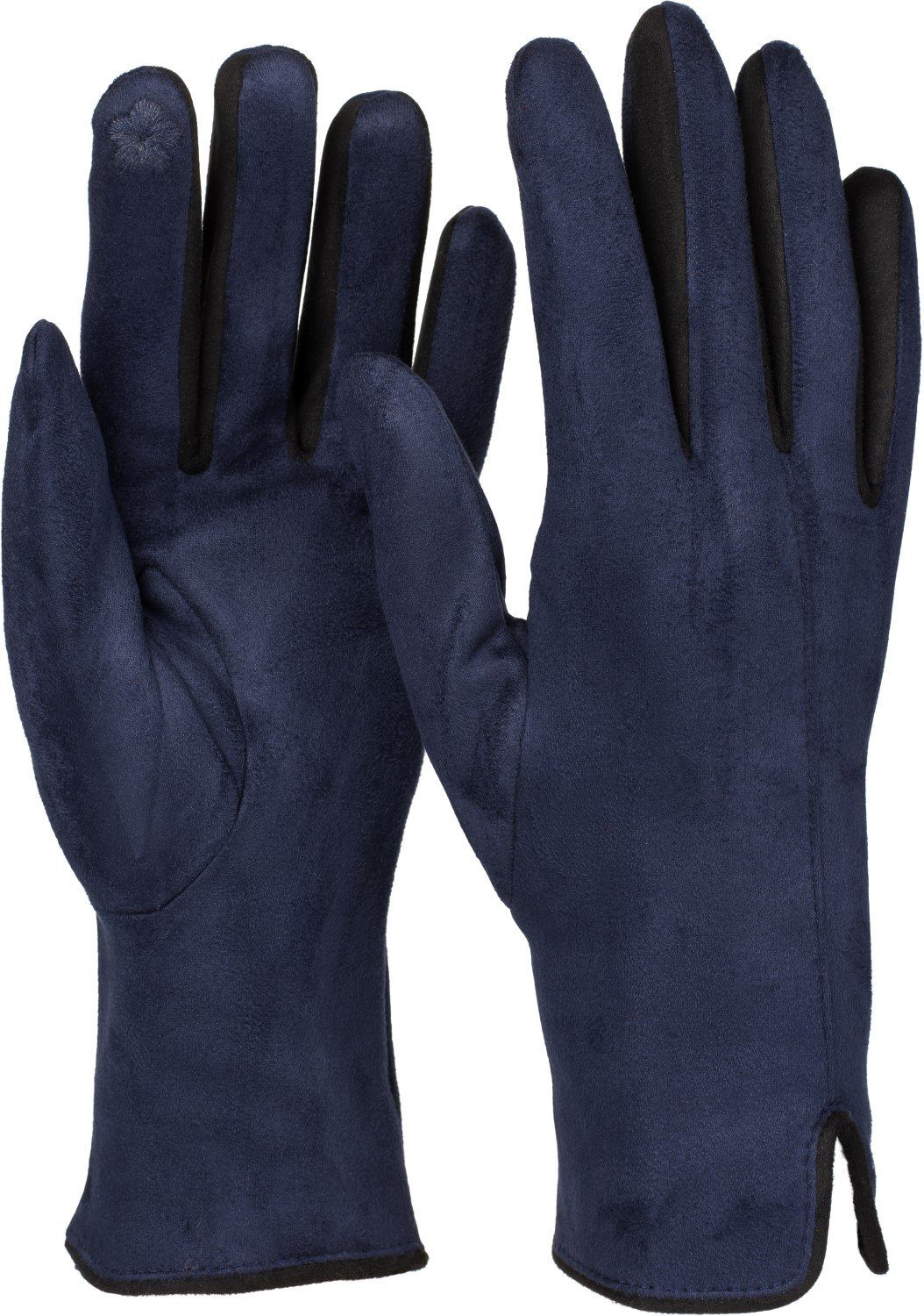 styleBREAKER Fleecehandschuhe Touchscreen Handschuhe Kontrast (1-St) günstig online kaufen