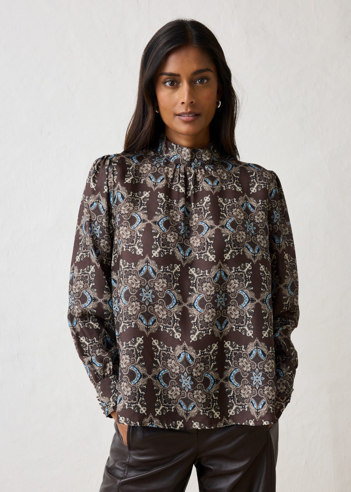 bonprix Tunika aus Cupro und Seide, mit seidig-weicher Haptik, Loose Fit