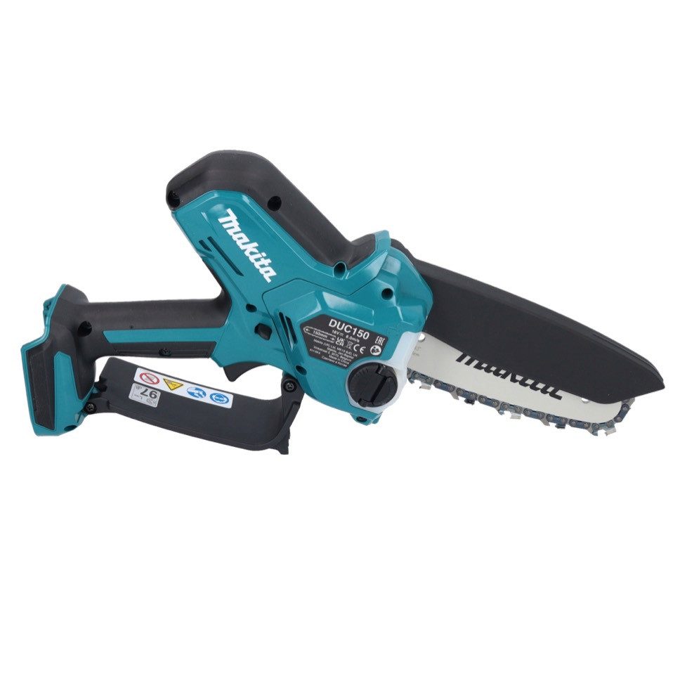 Makita Benzin-Kettensäge DUC 150 RT2 Akku Kettensäge 18 V 15 cm Brushless + 2x Akku 5,0 Ah + L