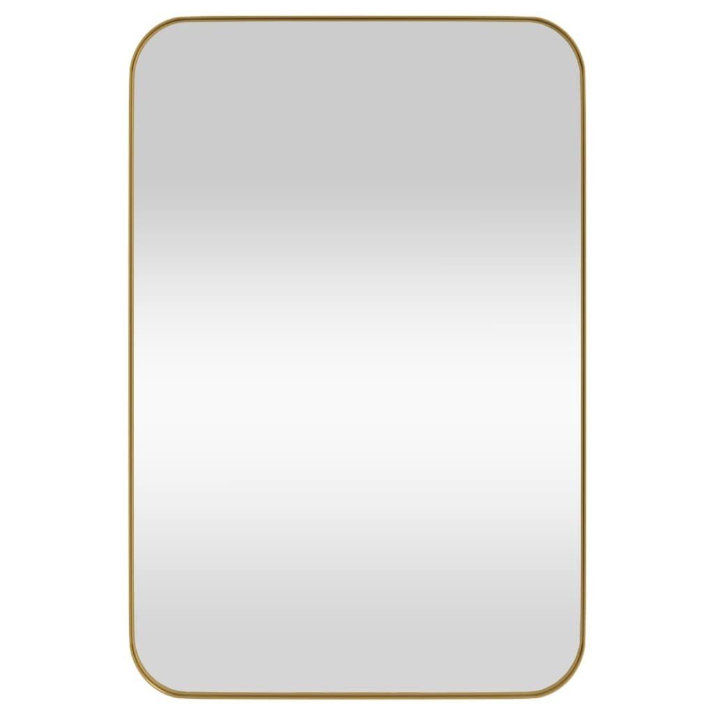 Gold (1-St) vidaXL 40x60 Gold cm Rechteckig Wandspiegel Spiegel Golden |