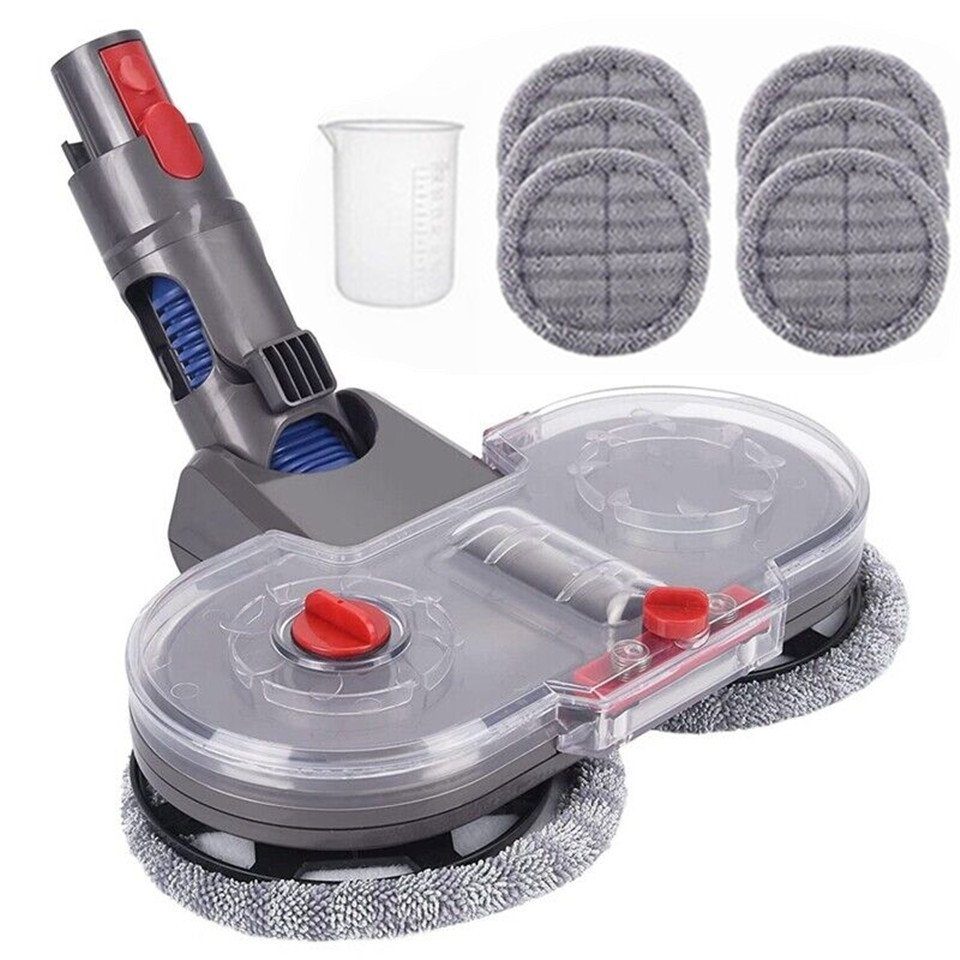 Lamon Staubsaugerzubehörtasche Elektrischer Wischaufsatz für V7 V11 mit Wassertank V8 Set und V15 Dyson Abnehmbarer 6 (set), Mopppads Staubsauger V10