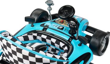 ib style Lauflernhilfe Little Racer Babywalker Blau, abnehmbarer Lauflernwagen & elektronischem Spielelement inkl. Mikro mit Aufnahmefunktion