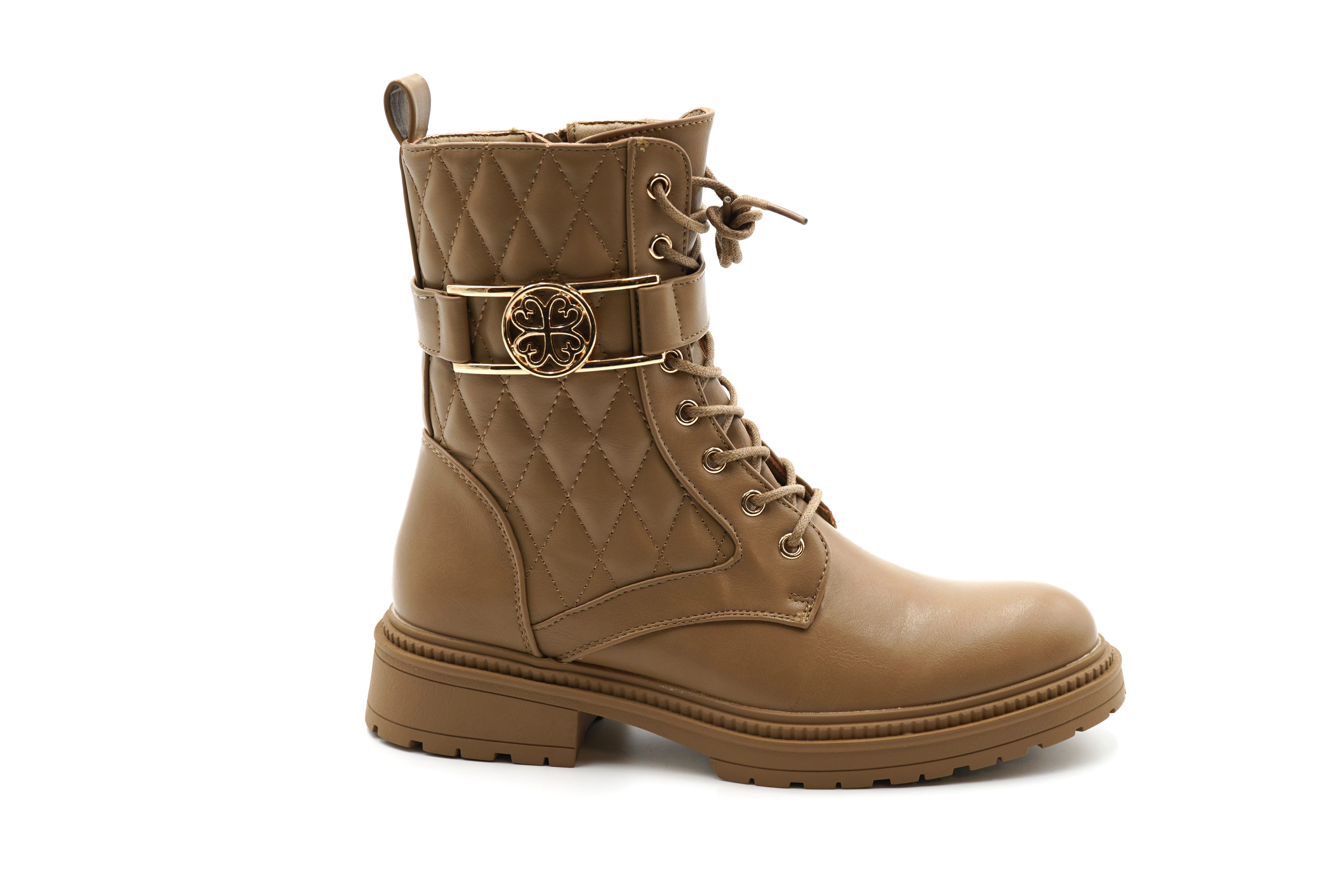 Sonderpostendiscount Damen Boots Stiefletten SU767T Taupe günstig online kaufen