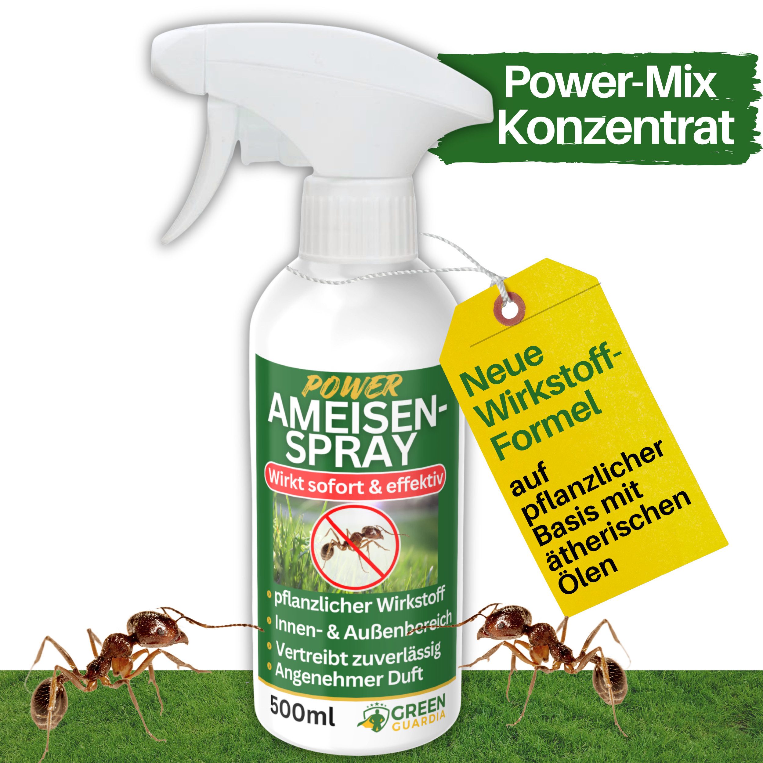 Insektenvernichter Ameisen Abwehrspray Power-Konzentrat, 500ml - für Innen & Außen