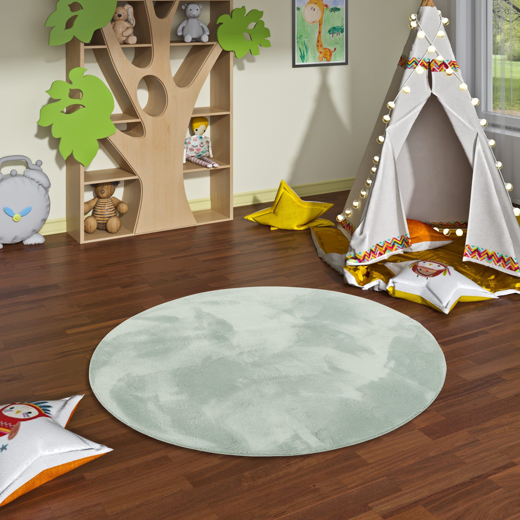 Pergamon Kinderteppich Kinder Super Soft Fellteppich günstig online kaufen