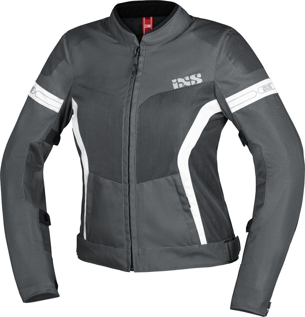 IXS Motorradjacke Trigonis-Air Damen Motorrad Grey Textiljacke