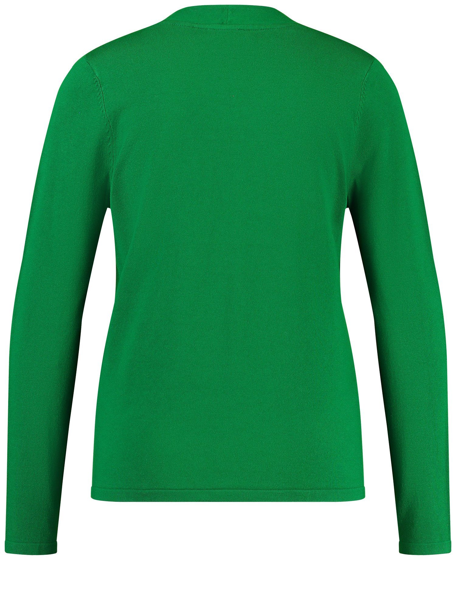 Bright WEBER GERRY Pullover mit aus V-Ausschnitt Green Rundhalspullover Feinstrick