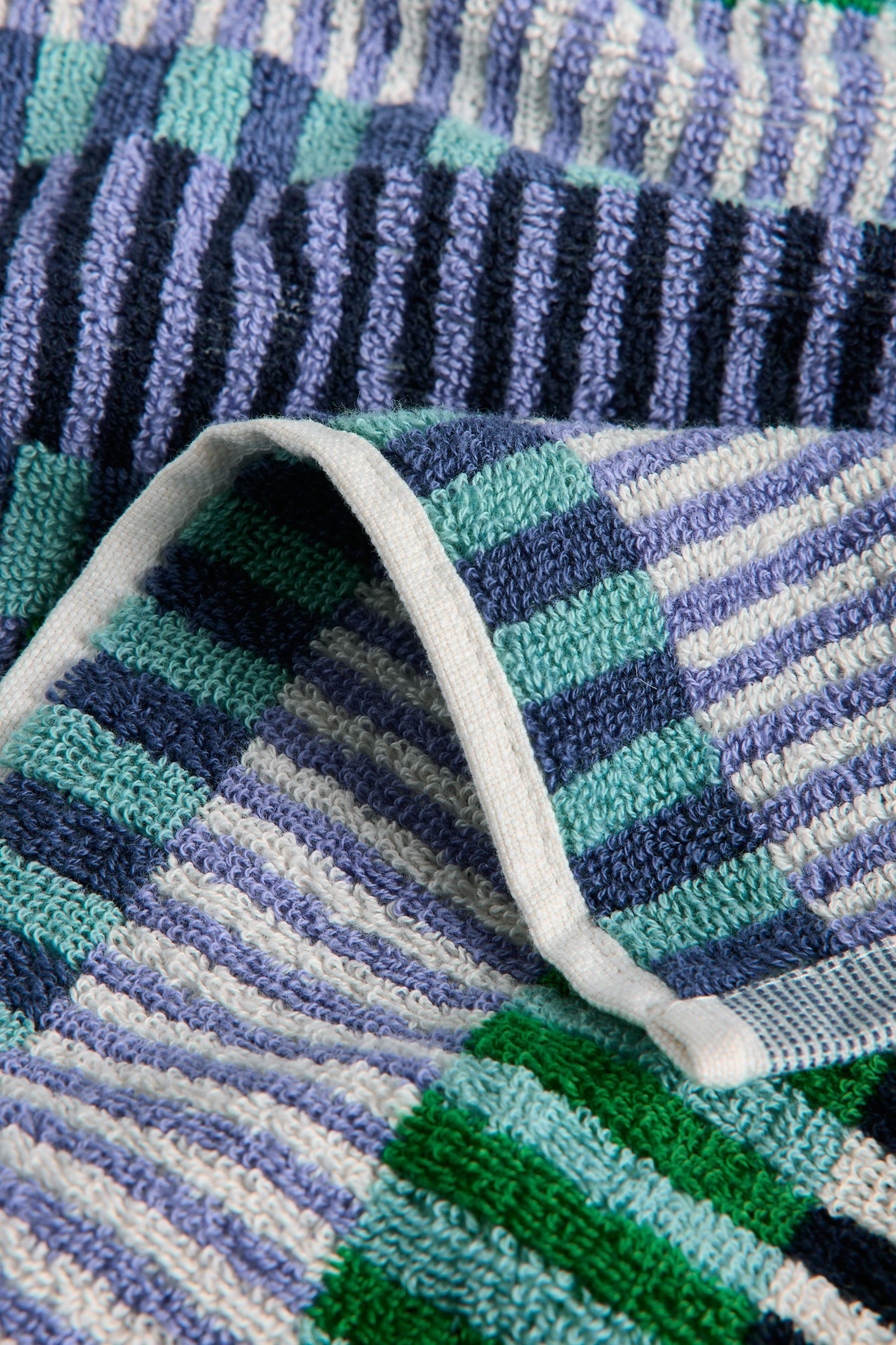 Next Handtuch Handtuch mit Streifen aus 100 % Baumwolle, (1-St)