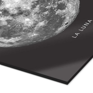 Posterlounge Acrylglasbild Finlay and Noa, La Luna - der Mond, Schlafzimmer Fotografie