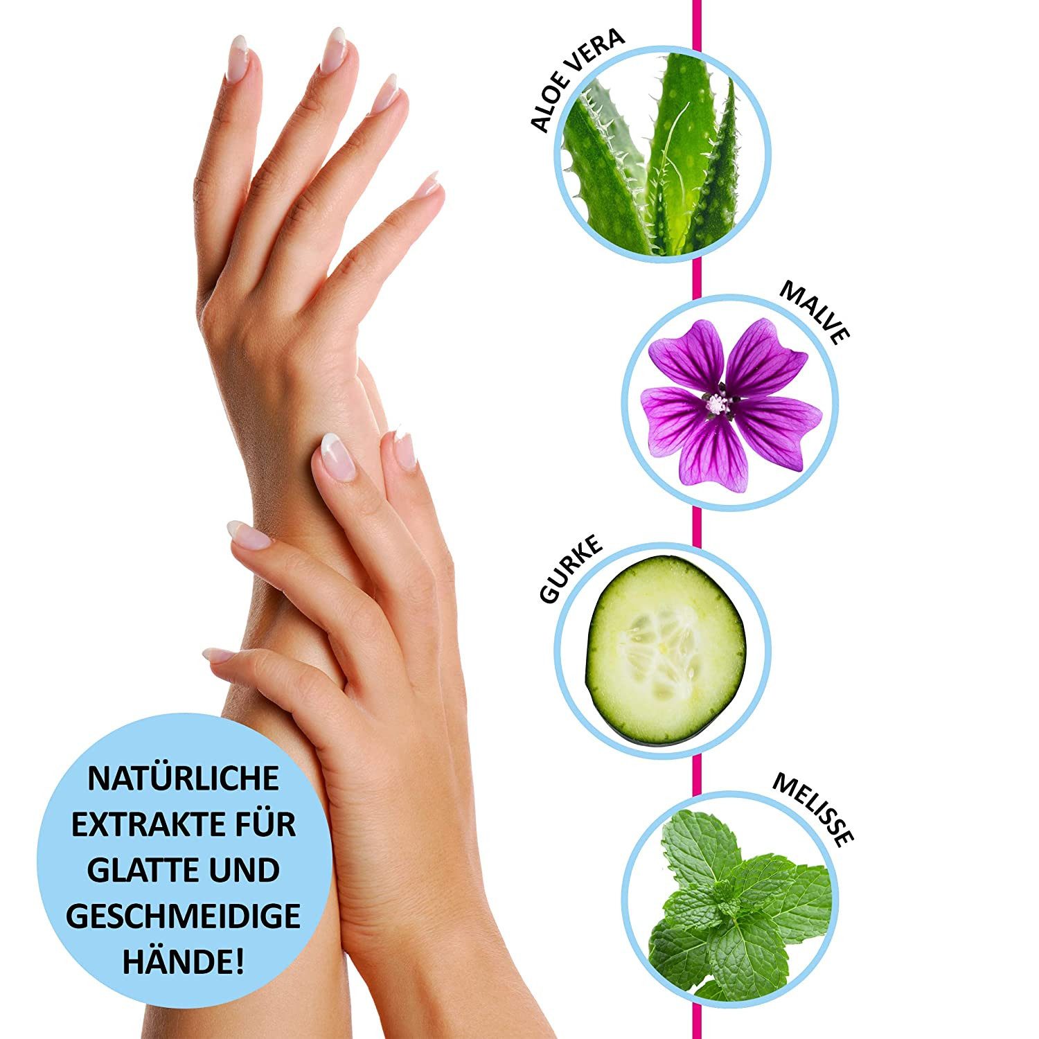 SHD Handmaske Handschuhmaske für beanspruchte, trockene Haut, 3-tlg.