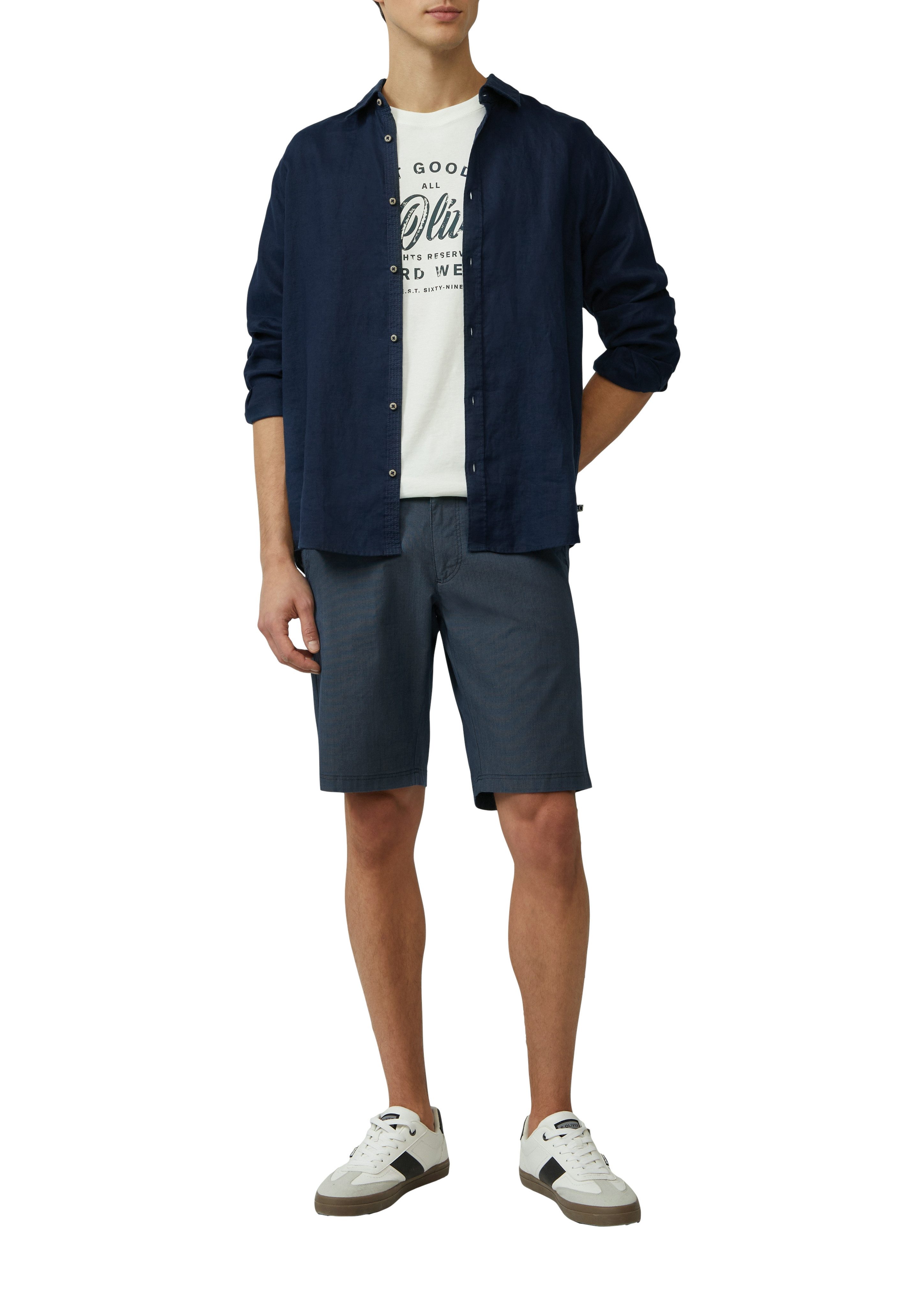 s.Oliver Bermudas Phoenix Sommerhose mit Tunnelzug günstig online kaufen